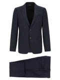 ZEGNA Blue Wool Two-Piece Suit