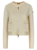 Moncler Beige Cotton Cardigan