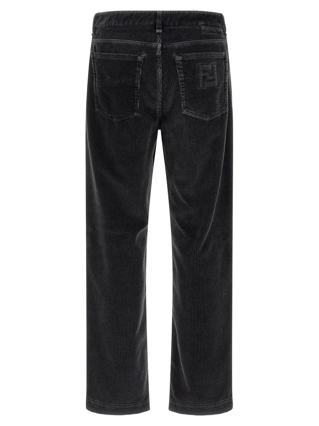 Fendi Gray Cotton Casual Pants