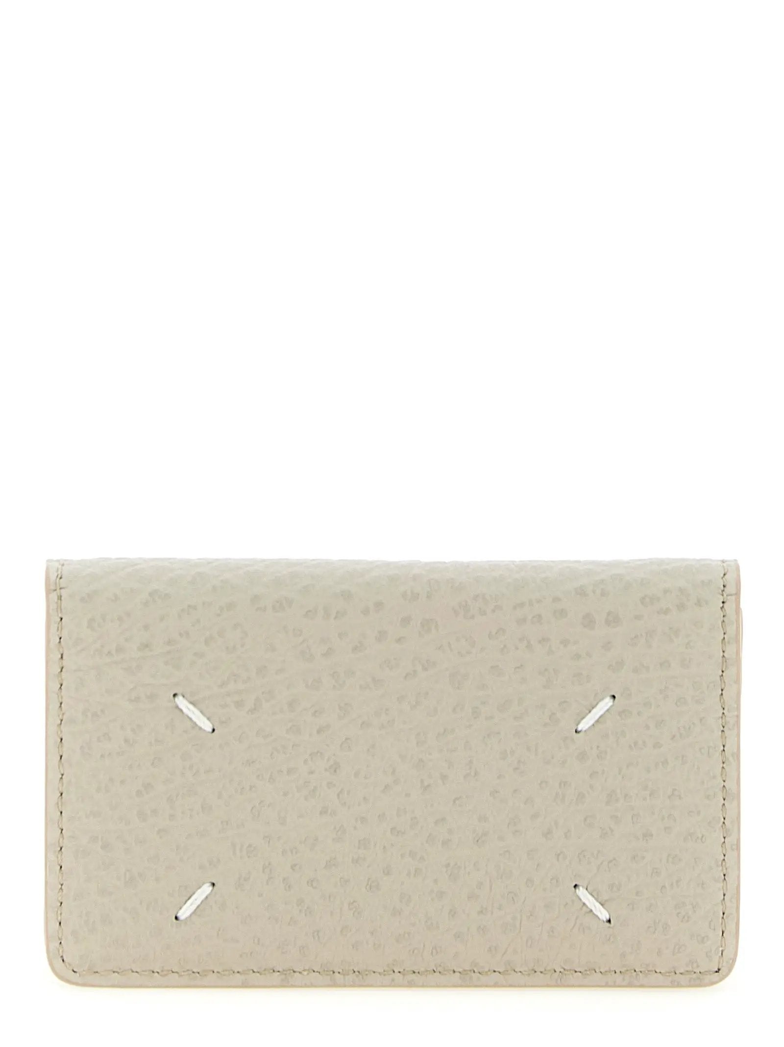 Maison Margiela Gray Bovine Leather Cardholder
