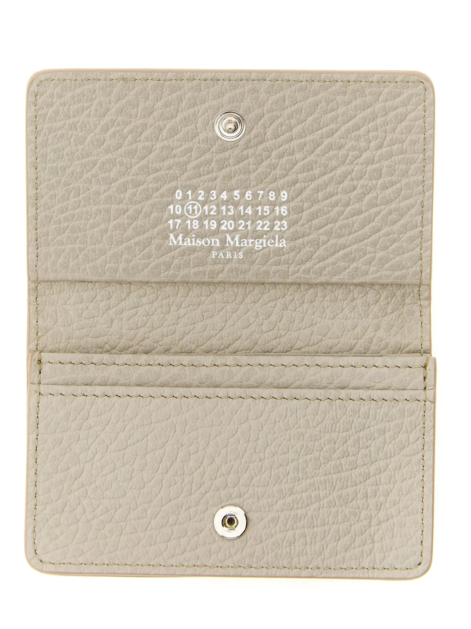 Maison Margiela Gray Bovine Leather Cardholder