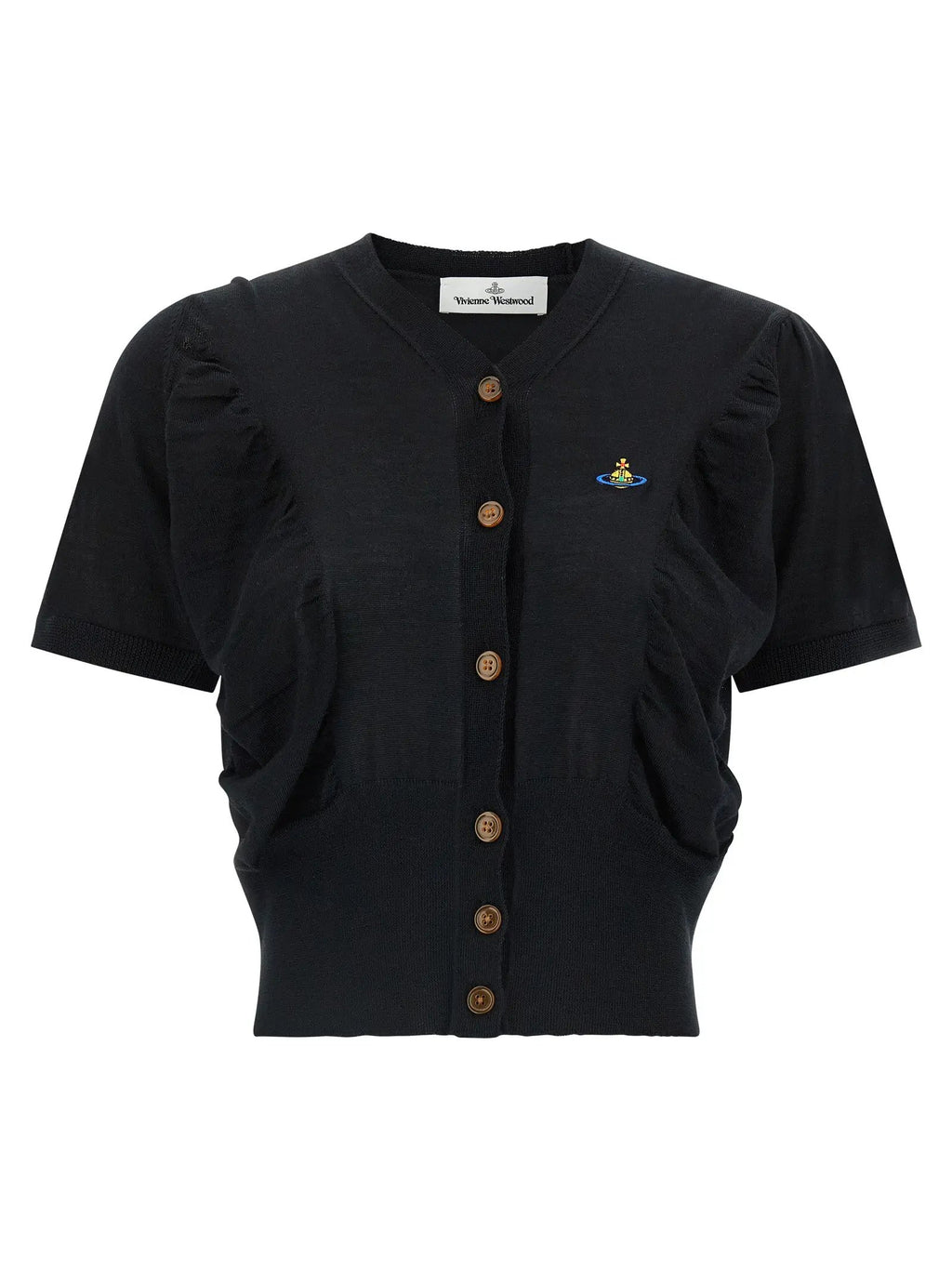 Vivienne Westwood Black Wool Cardigan