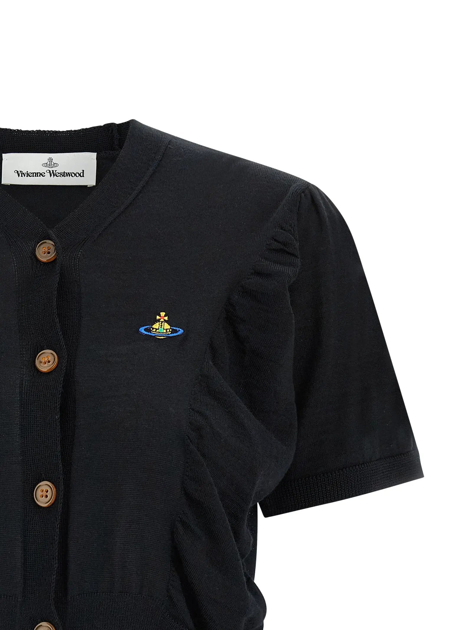 Vivienne Westwood Black Wool Cardigan