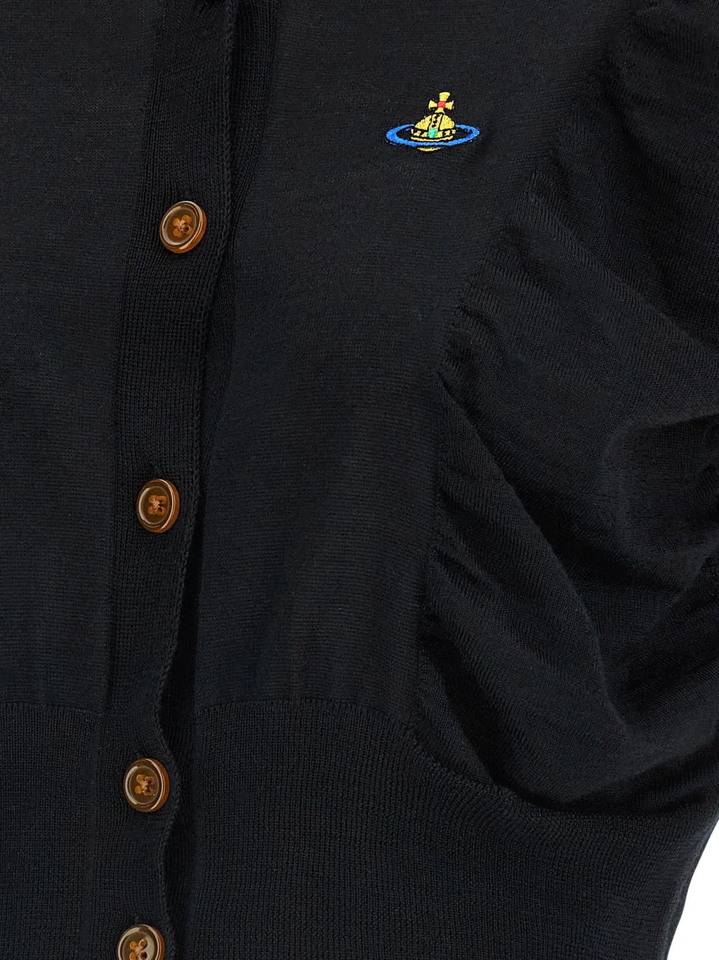 Vivienne Westwood Black Wool Cardigan