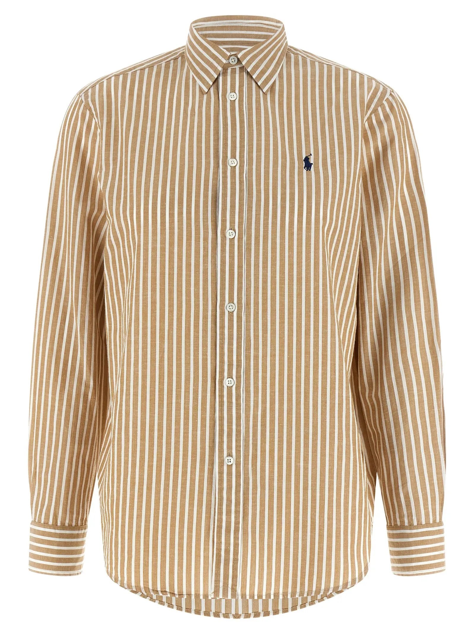 Polo Ralph Lauren Beige Cotton Blouse