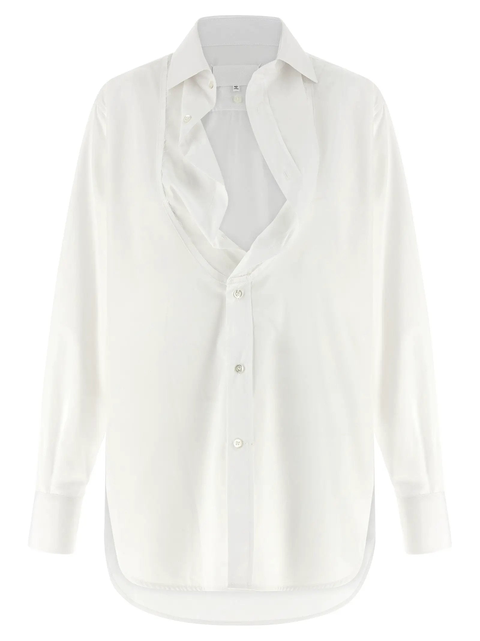 Maison Margiela White Cotton Blouse