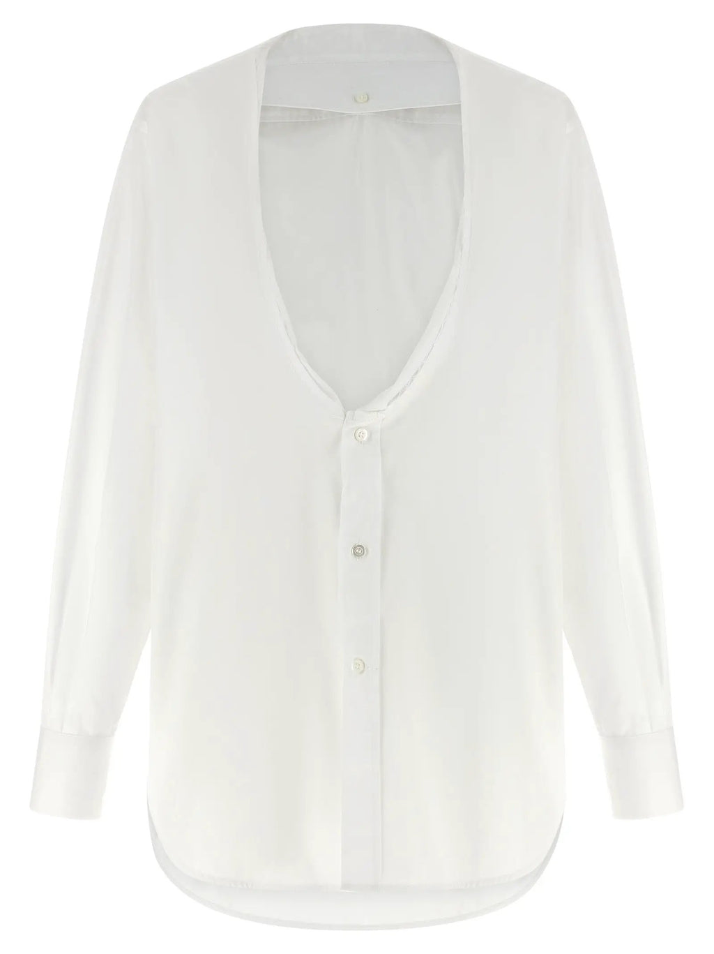 Maison Margiela White Cotton Blouse