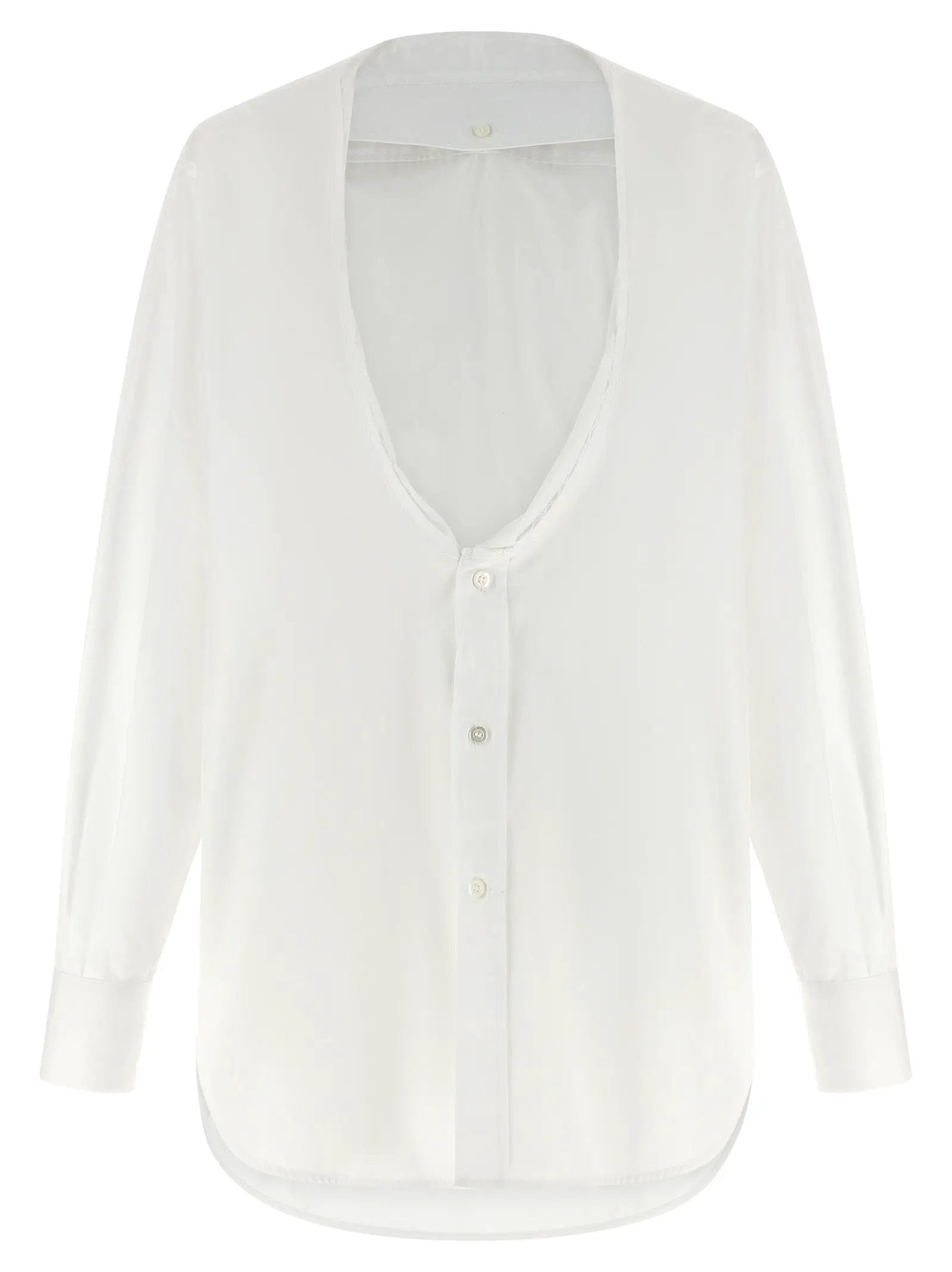 Maison Margiela White Cotton Blouse