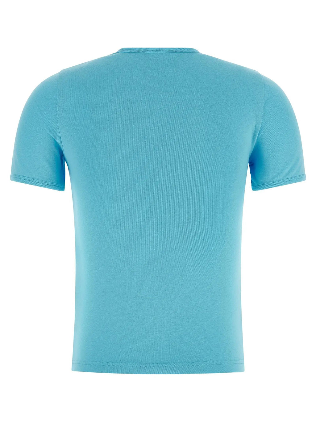 Courrèges Blue Cotton T-Shirt