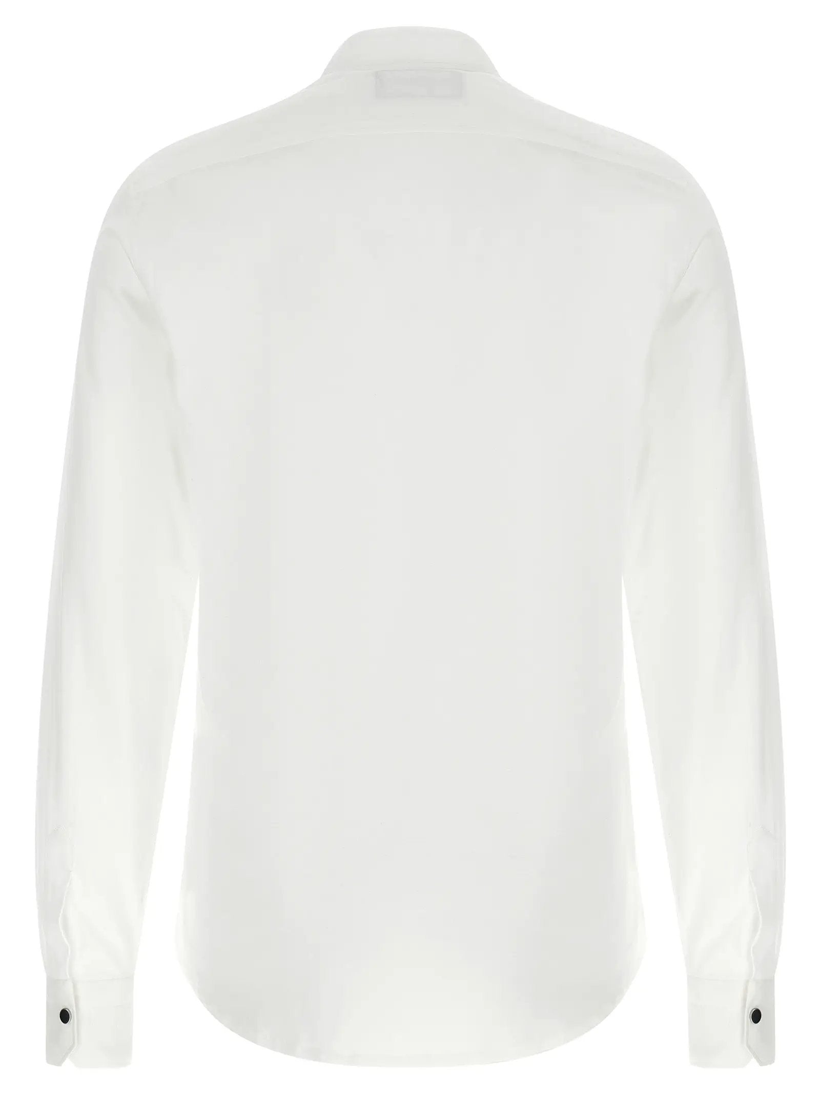 Kiton White Cotton Blouse