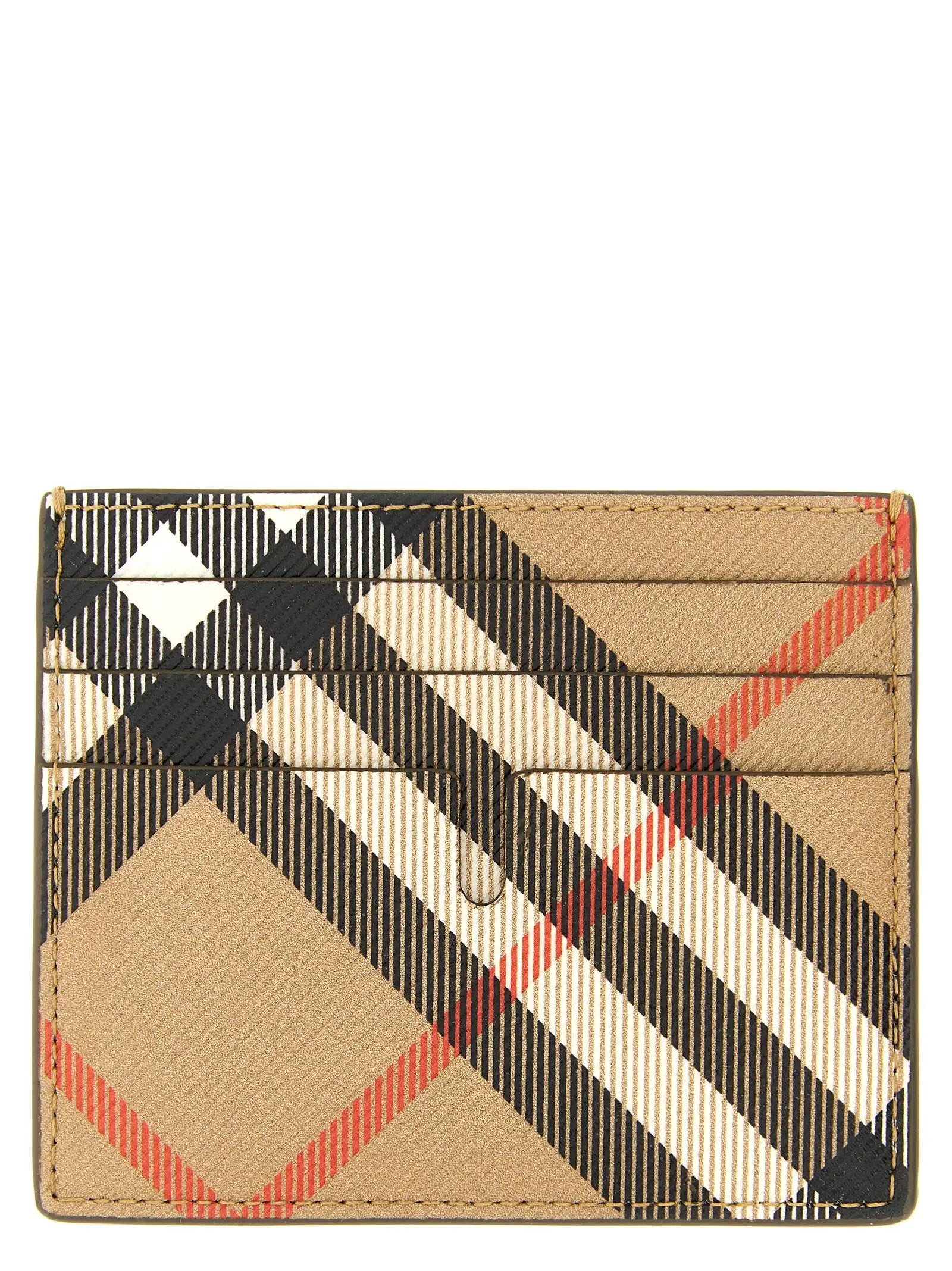 Burberry Beige Polyethylene Cardholder