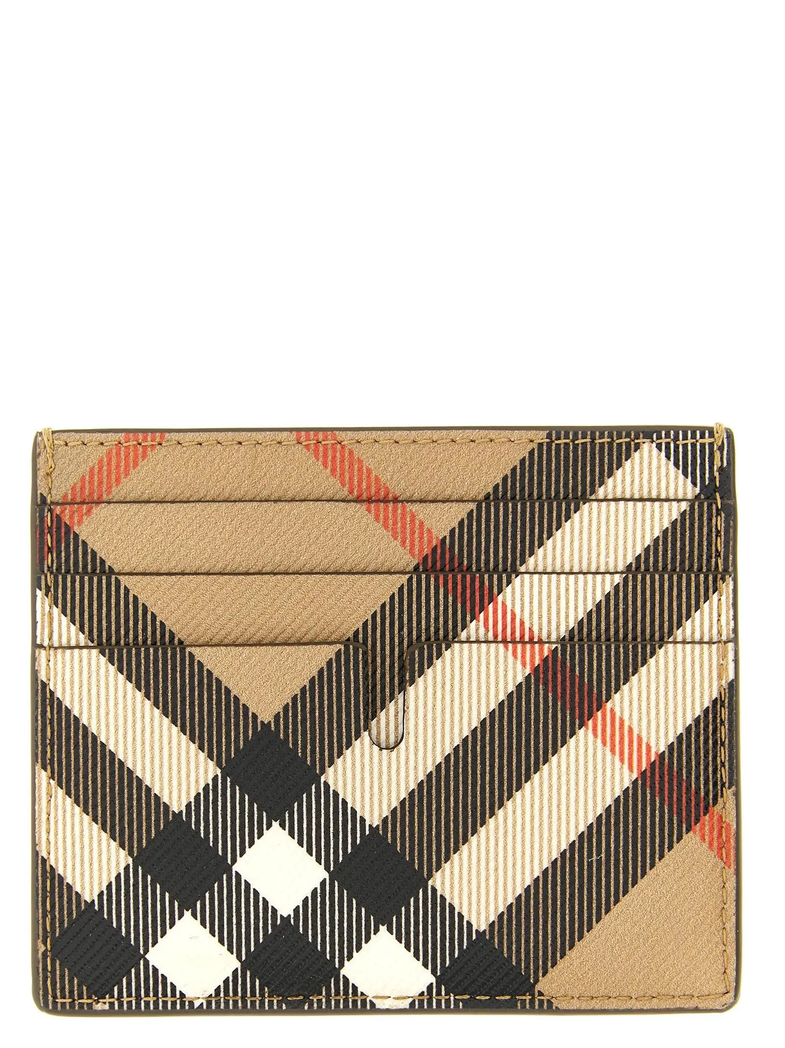 Burberry Beige Polyethylene Cardholder