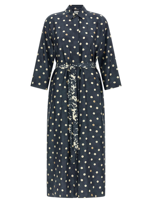 'S Max Mara 'S Max Mara Blue Silk Midi Dress