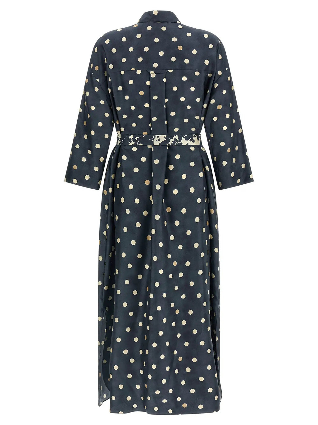 'S Max Mara Blue Silk Midi Dress