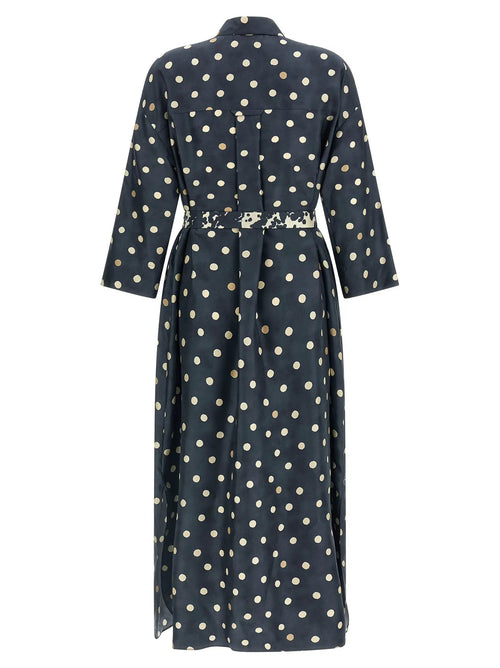 'S Max Mara 'S Max Mara Blue Silk Midi Dress