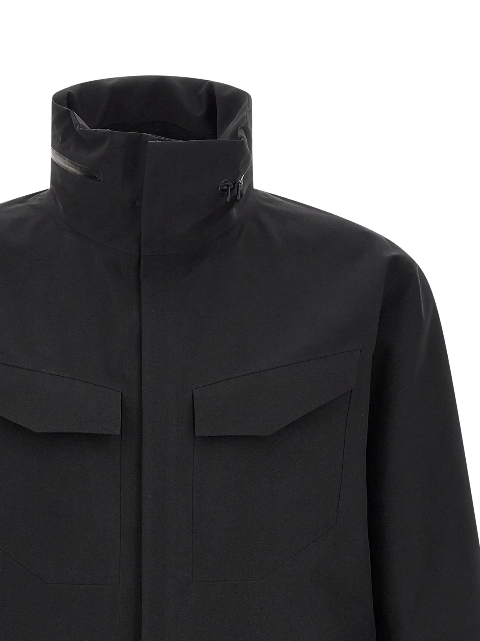 Arc'teryx Veilance Black Nylon Shell Jacket