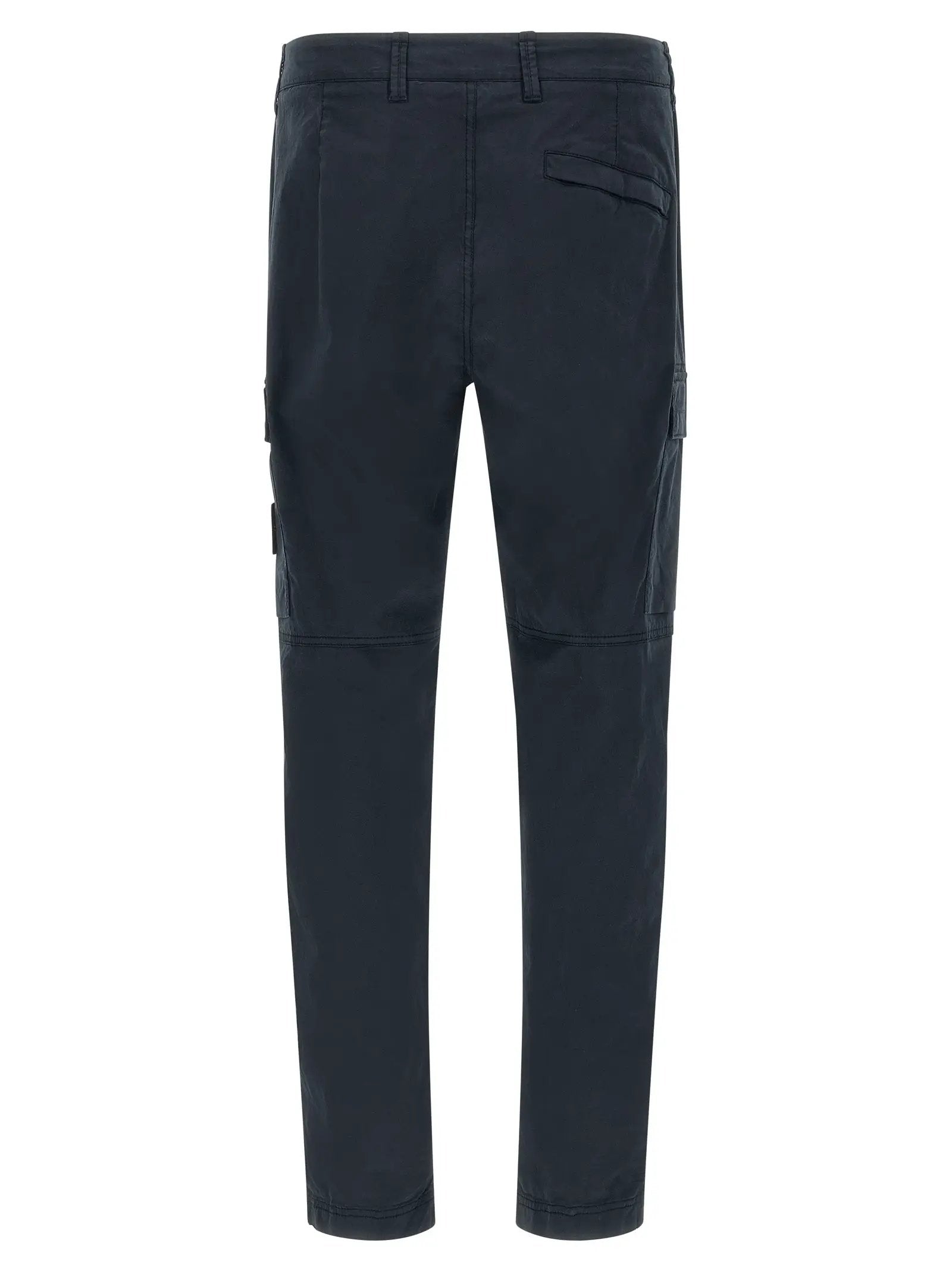 Stone Island Blue Cotton Cargo Pants