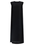 Dries Van Noten Black Cotton Long Dress