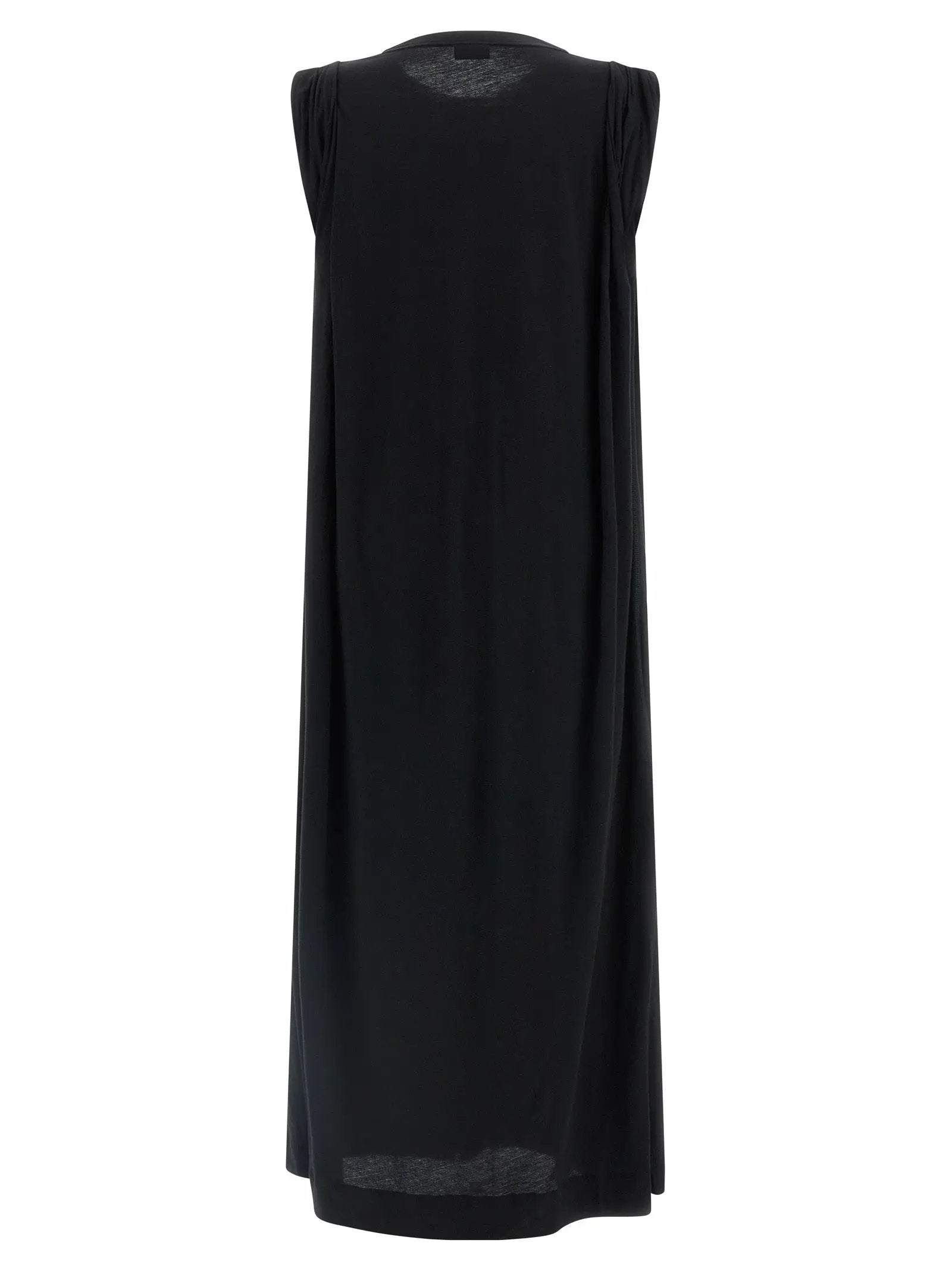 Dries Van Noten Black Cotton Long Dress