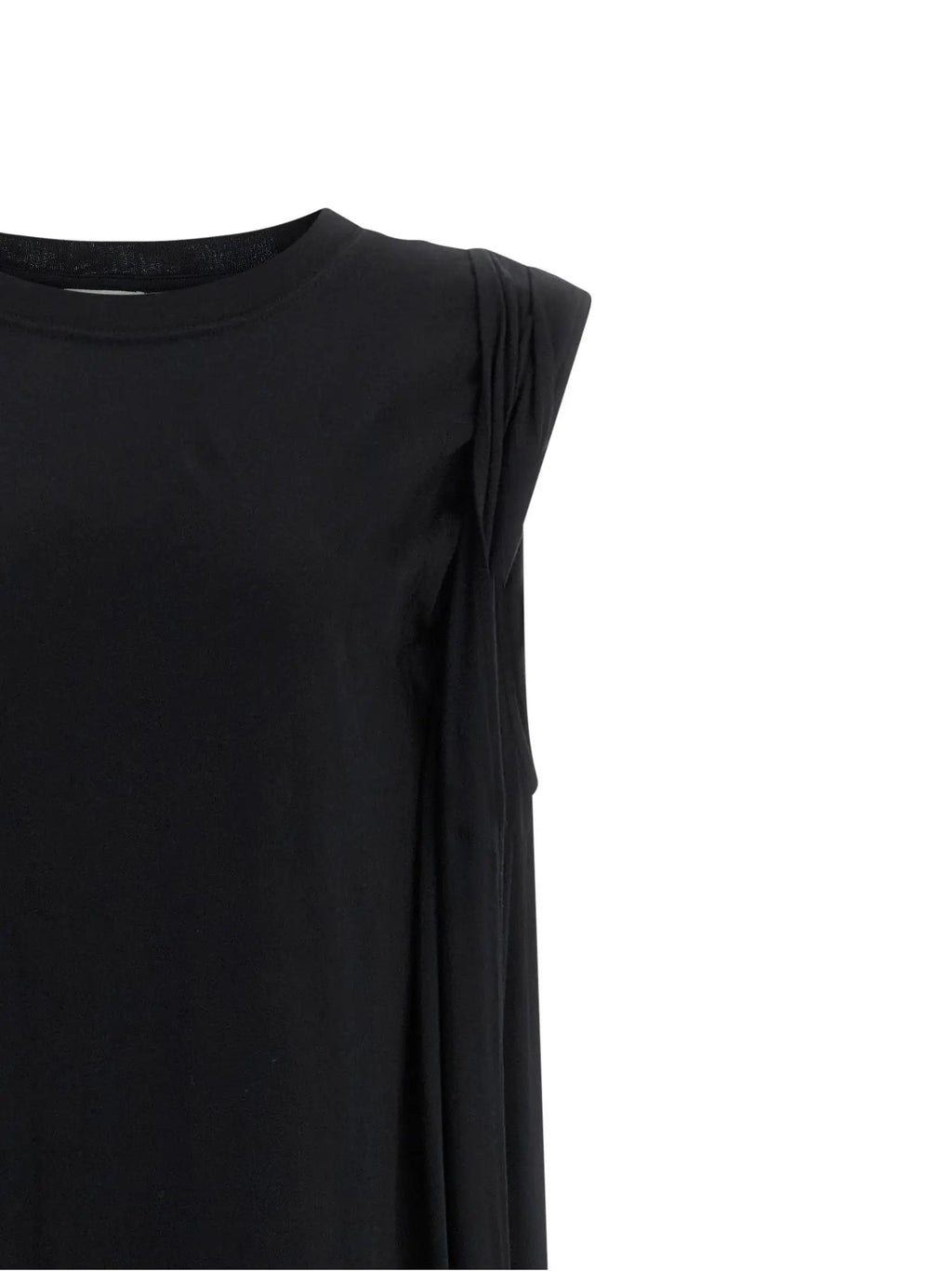Dries Van Noten Black Cotton Long Dress
