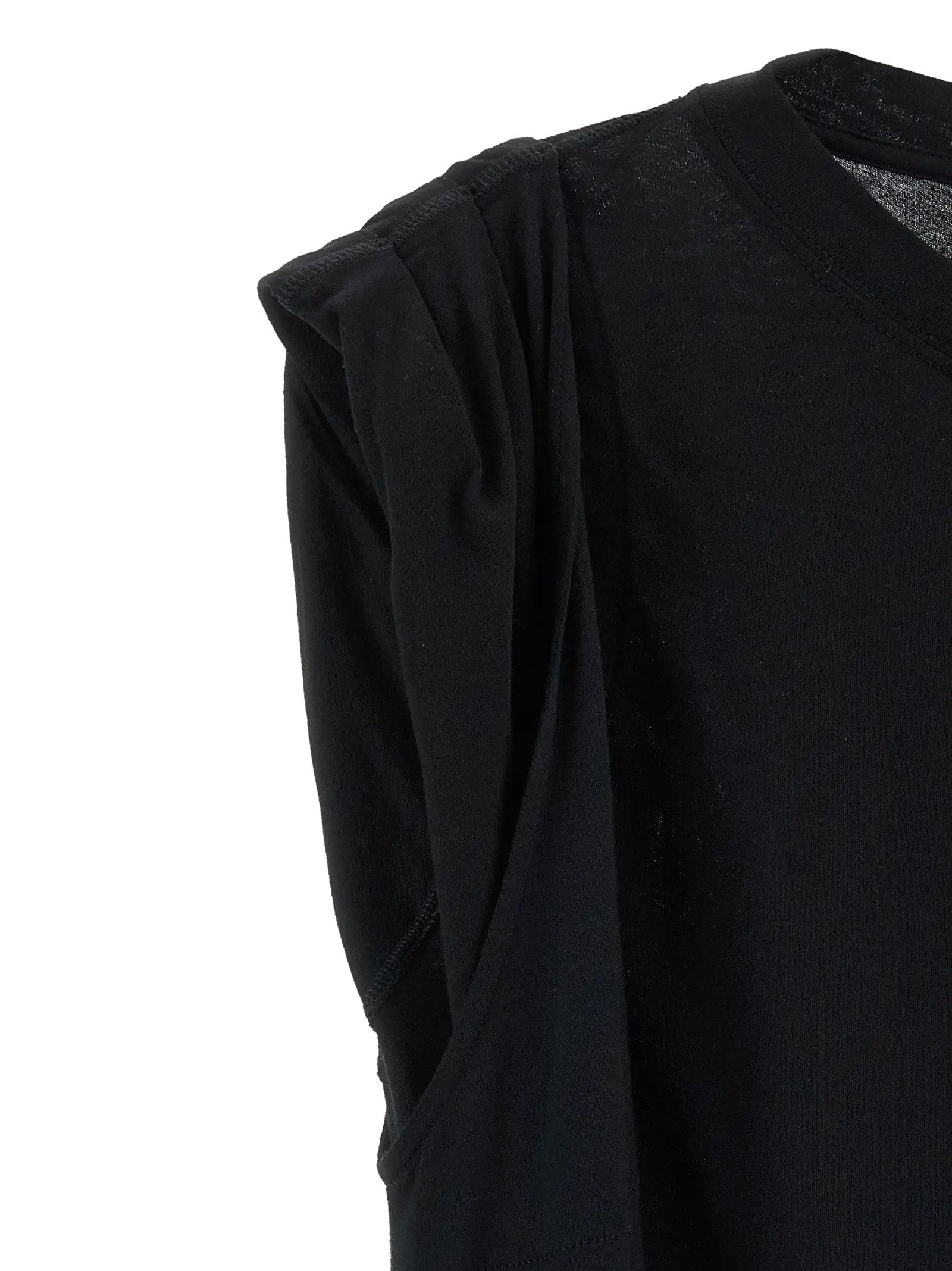 Dries Van Noten Black Cotton Long Dress