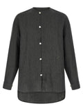 Jacquemus Gray Linen Blouse