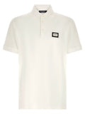 Polo blanc en coton Dolce &amp; Gabbana