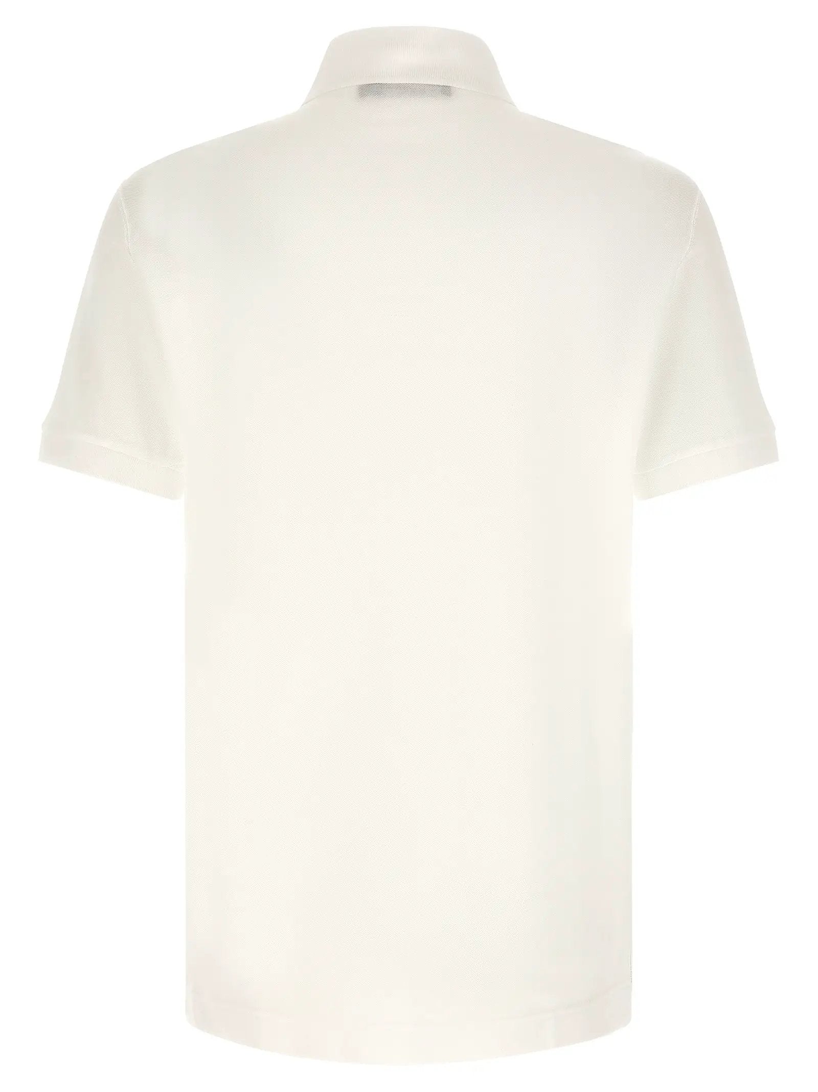 Polo blanc en coton Dolce &amp; Gabbana