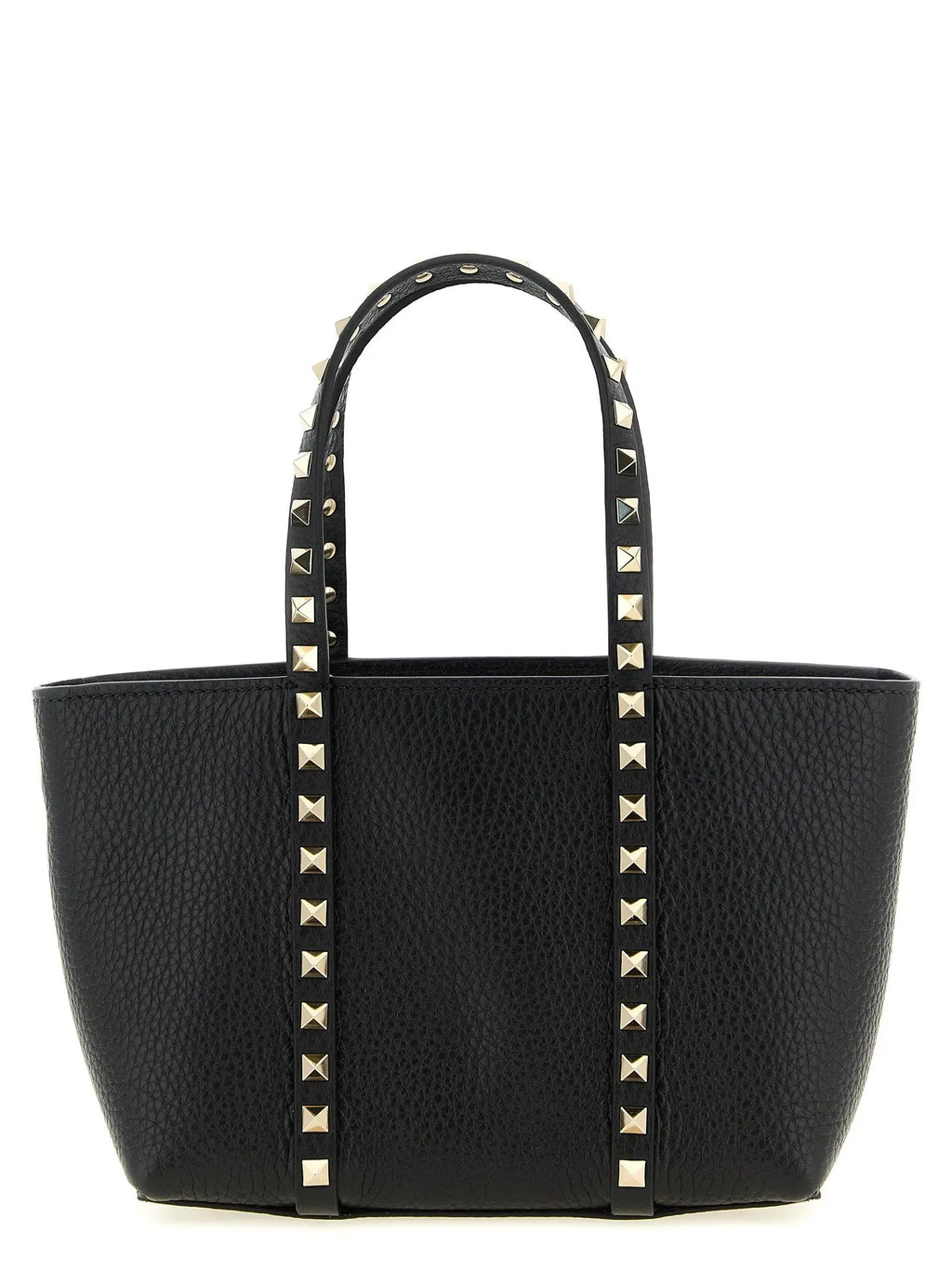 Valentino Garavani Black Calfskin Tote Bag