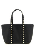 Valentino Garavani Black Calfskin Tote Bag