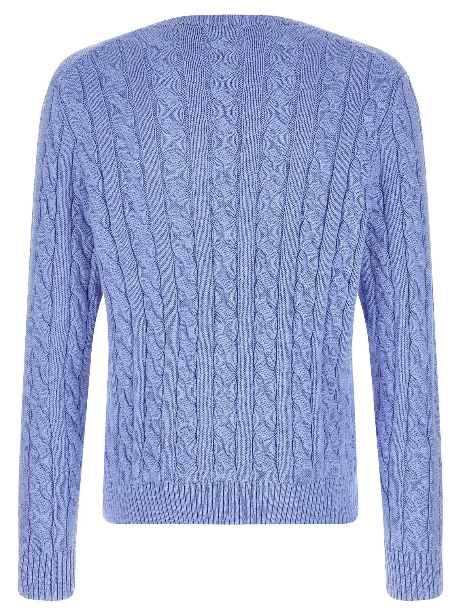 Polo Ralph Lauren Blue Cotton Cardigan