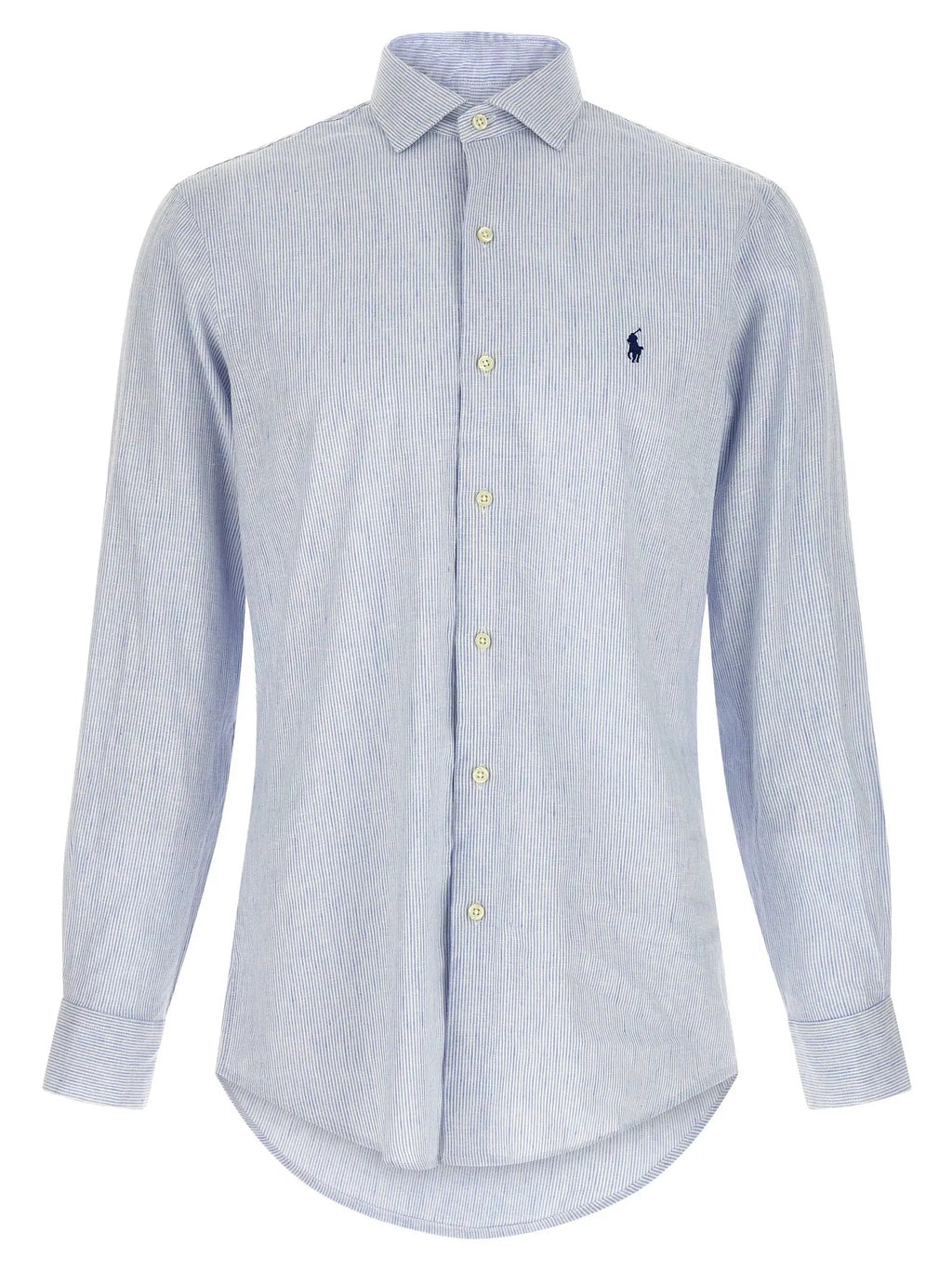 Polo Ralph Lauren Blue Linen Blouse
