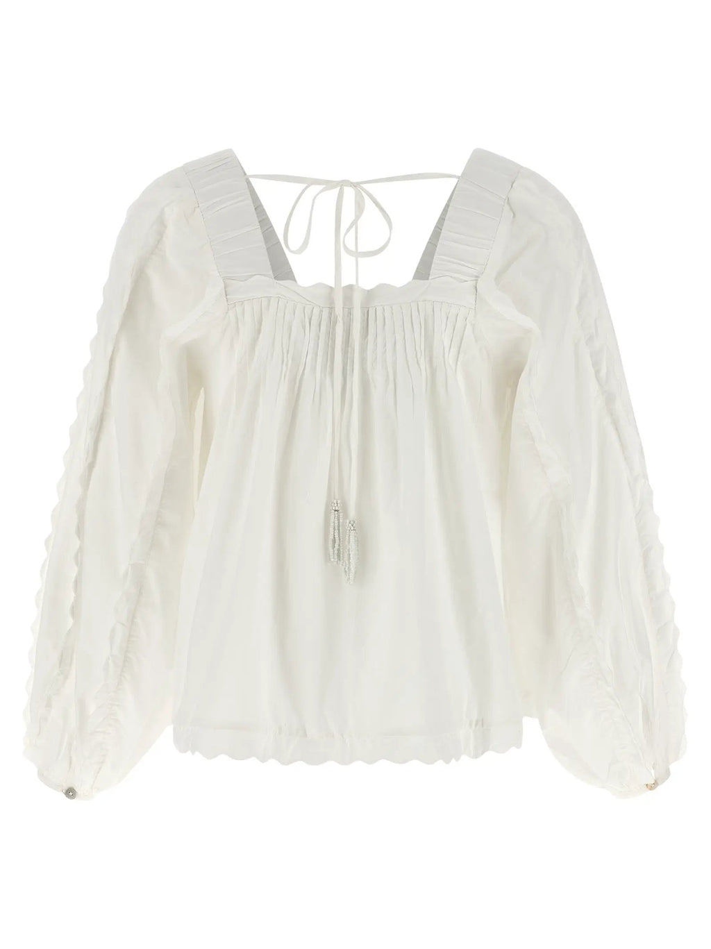 FARM RIO White Cotton Blouse