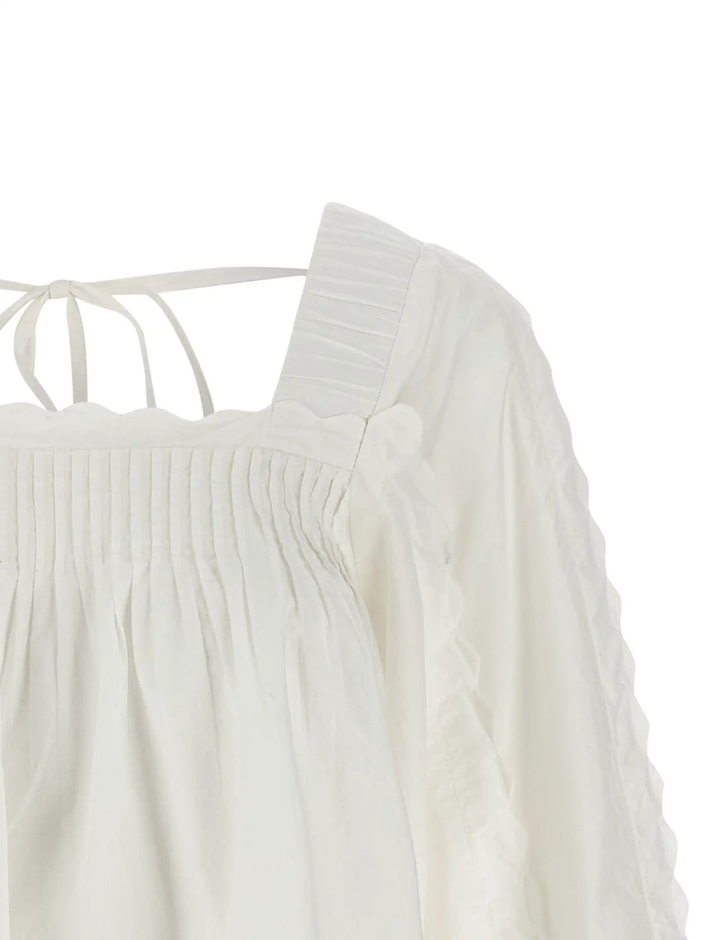 FARM RIO White Cotton Blouse