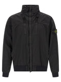 Stone Island Black Polyamide Bomber