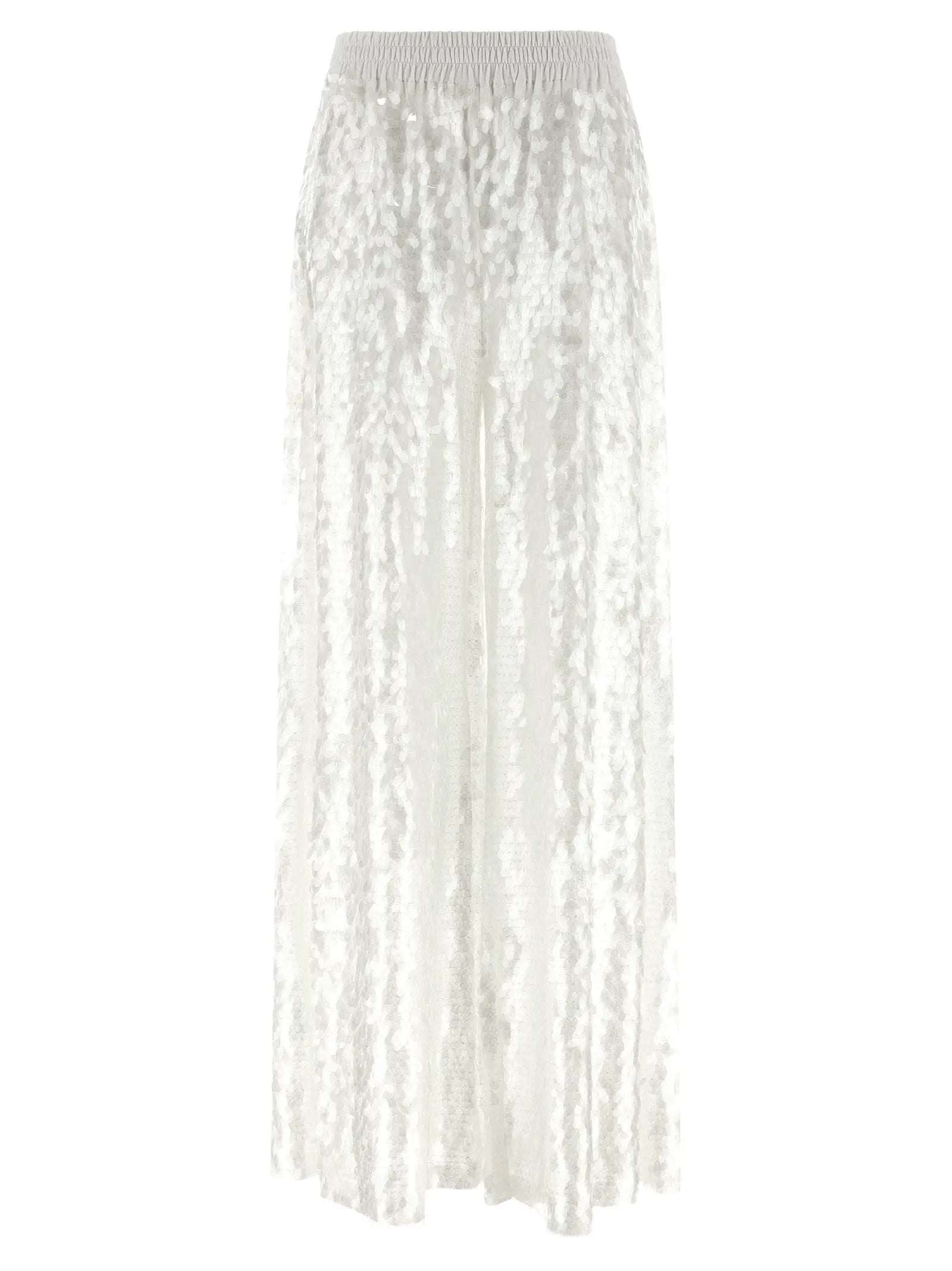Norma Kamali White Nylon Casual Pants