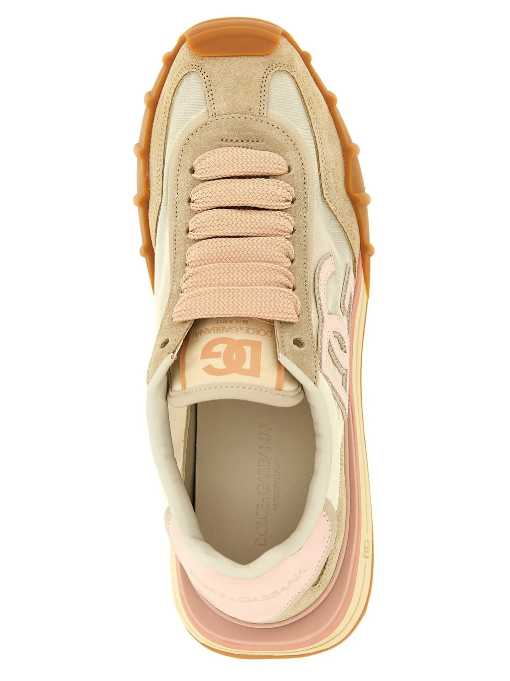 Baskets de sport multicolores en polyamide Dolce &amp; Gabbana