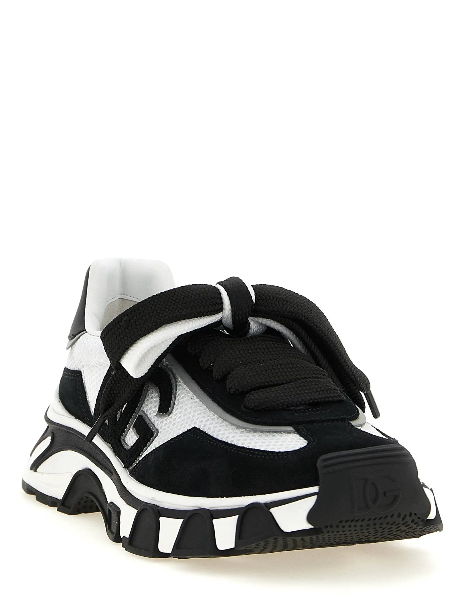 Baskets athlétiques bicolores en polyester Dolce & Gabbana