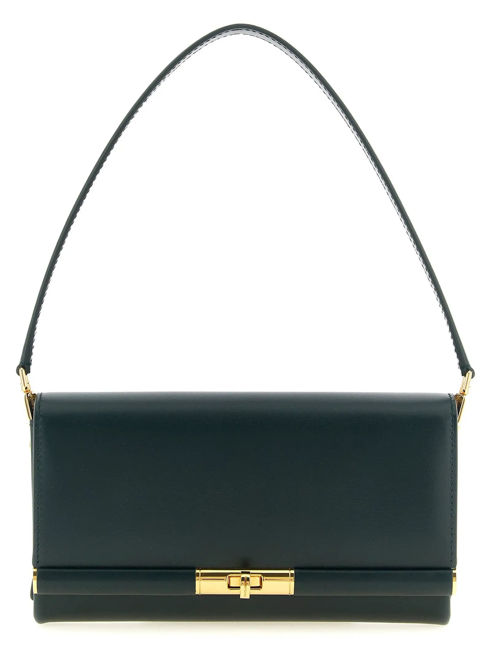 Sac porté épaule Dolce & Gabbana en cuir de veau bicolore