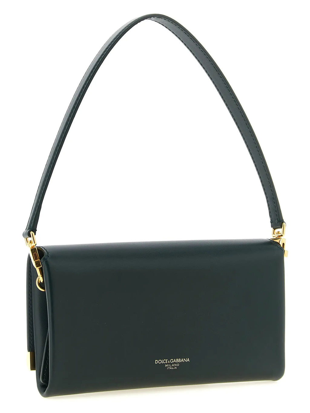 Sac porté épaule Dolce & Gabbana en cuir de veau bicolore