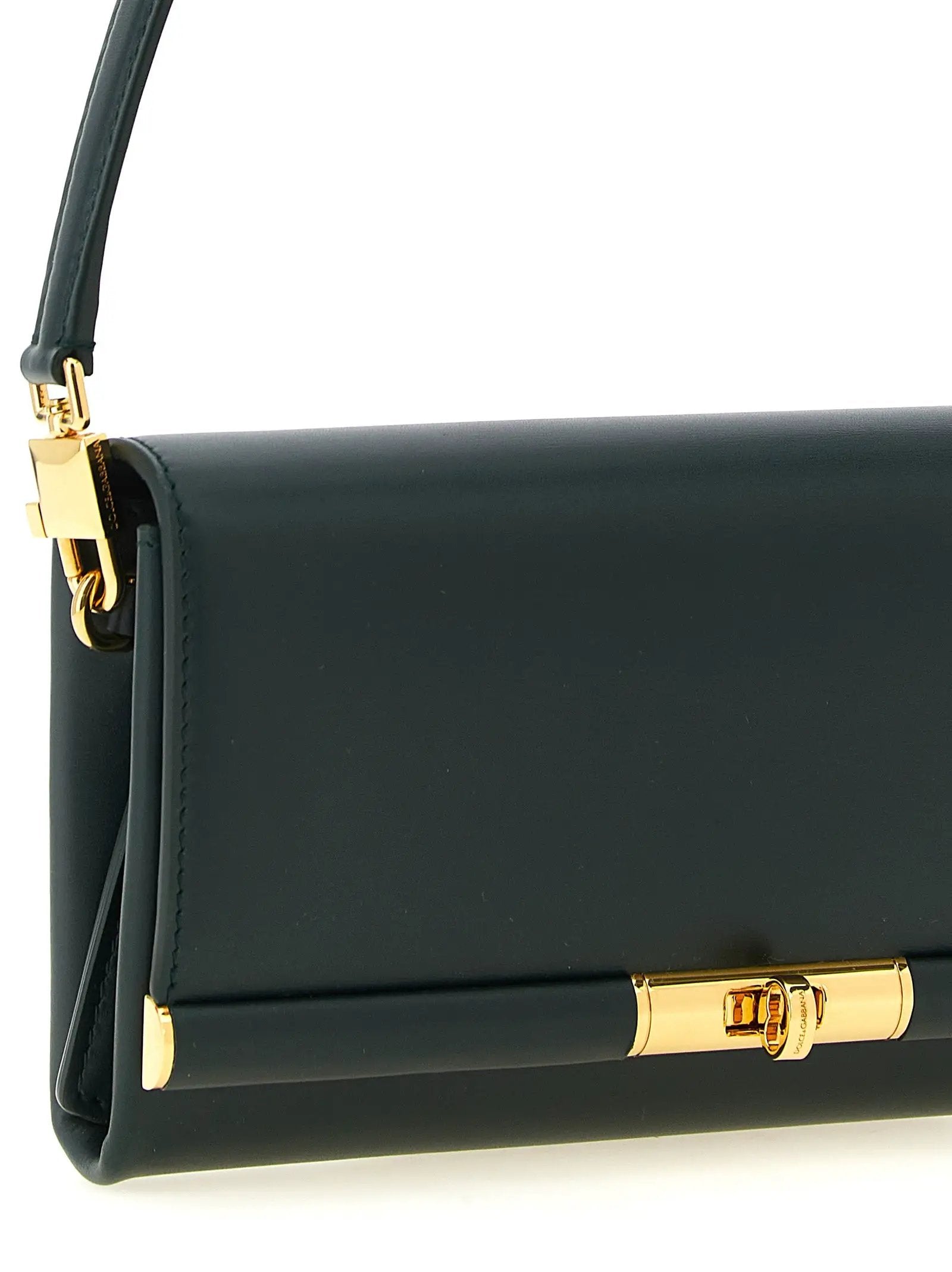 Sac porté épaule Dolce & Gabbana en cuir de veau bicolore