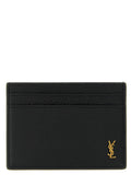 Saint Laurent Black Calfskin Cardholder