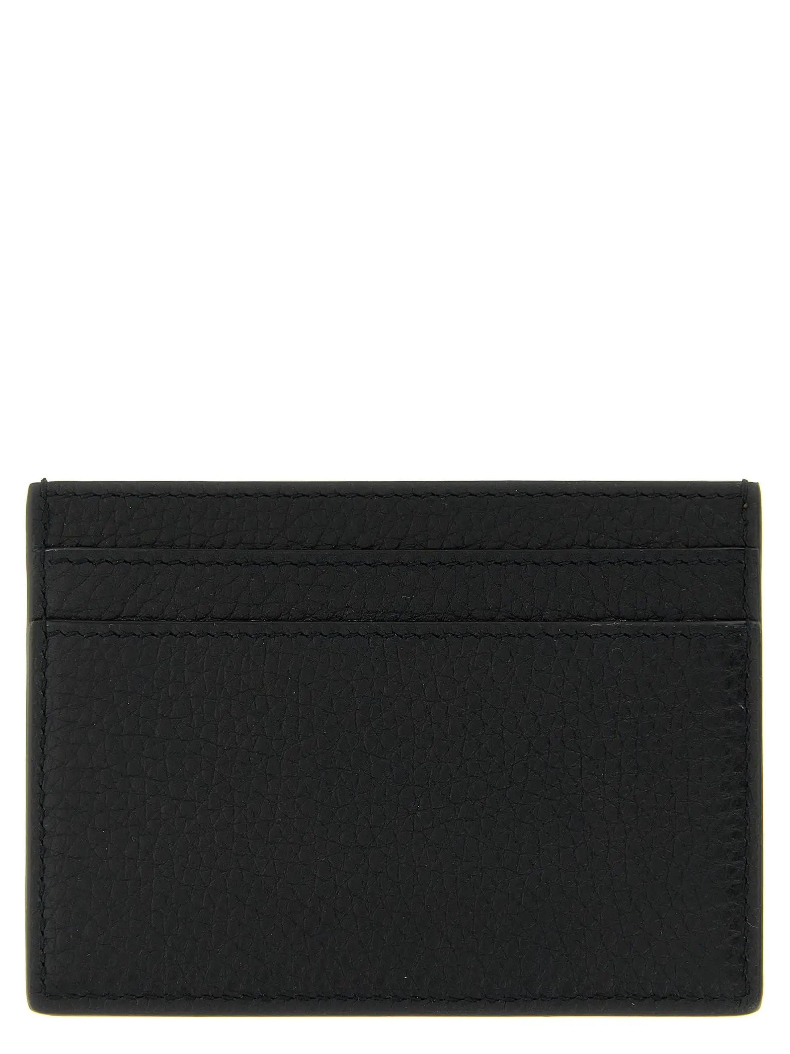 Saint Laurent Black Calfskin Cardholder