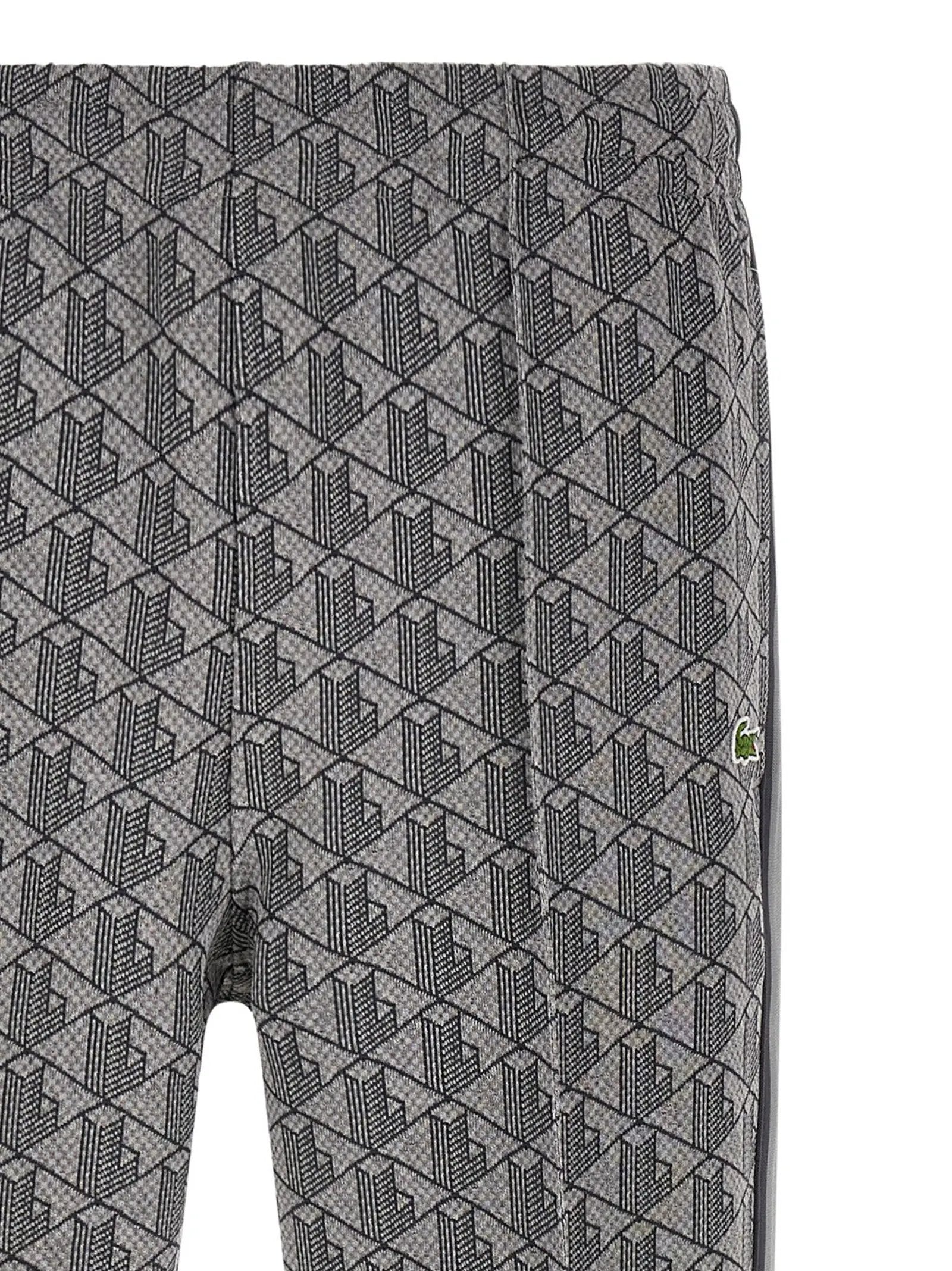Lacoste Gray Polyester Joggers (Workout Pants)