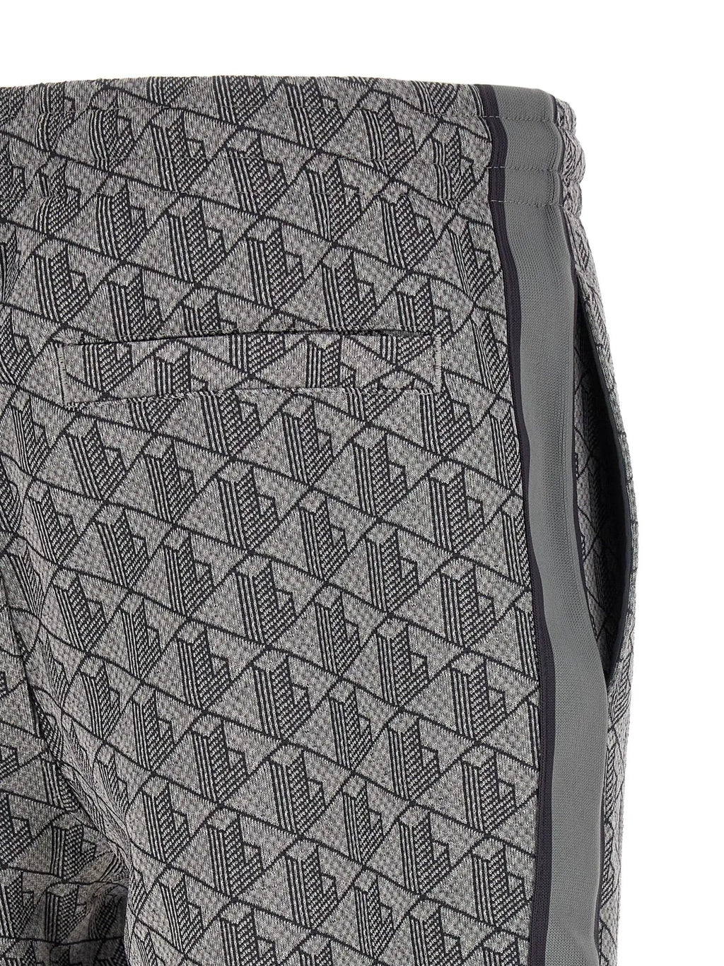 Lacoste Gray Polyester Joggers (Workout Pants)