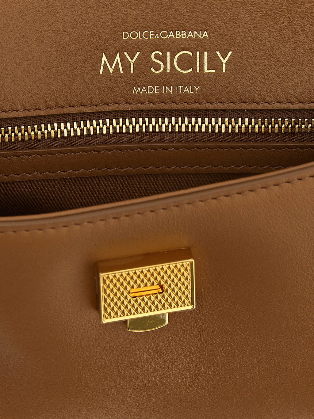 Dolce & Gabbana Brown Calfskin Handbag