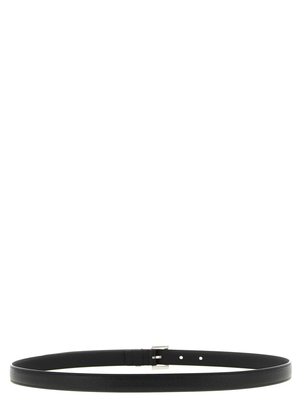 Saint Laurent Black Calfskin Regular Belt