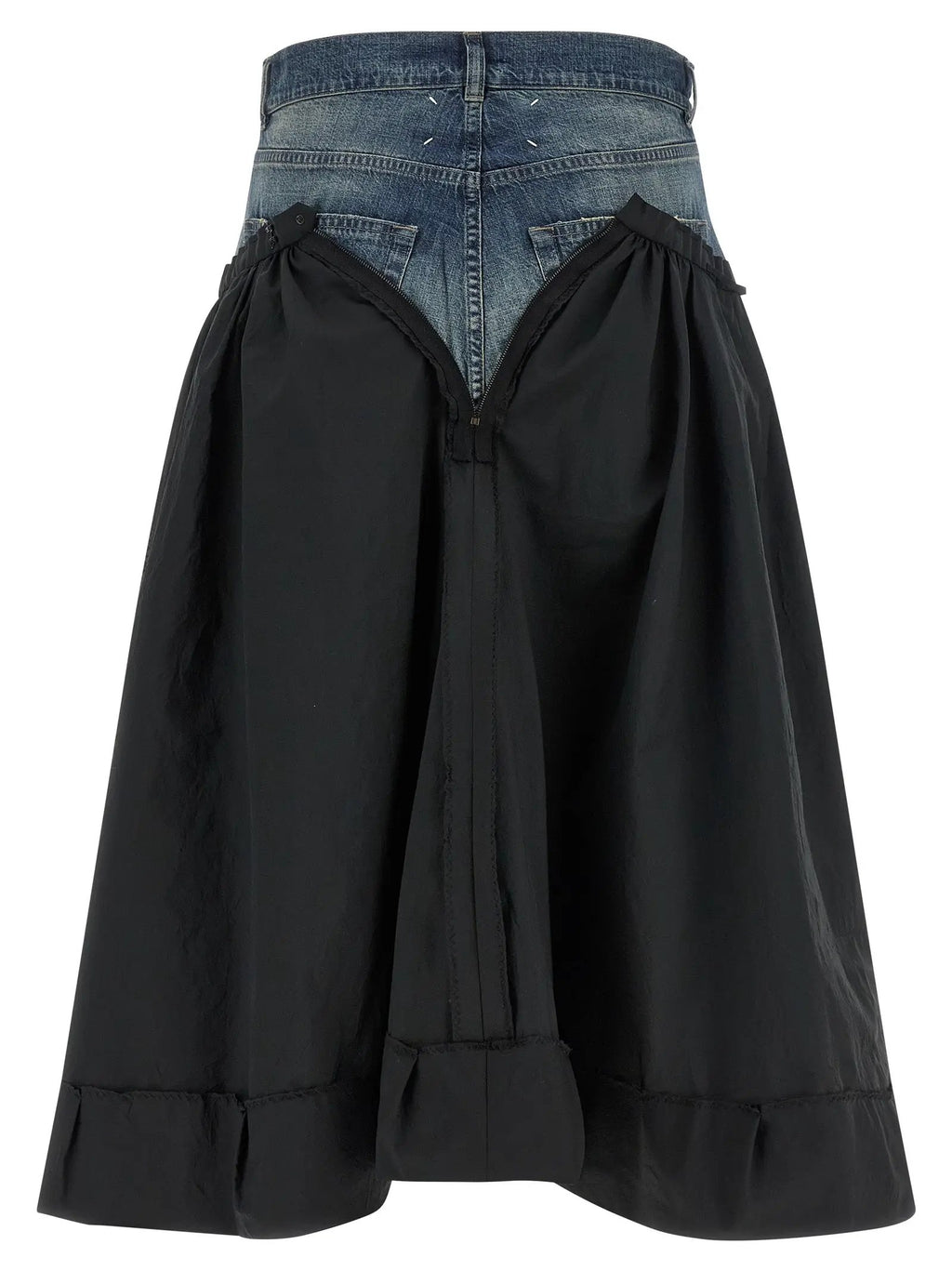 Maison Margiela Multicolor Polyester Midi Skirt