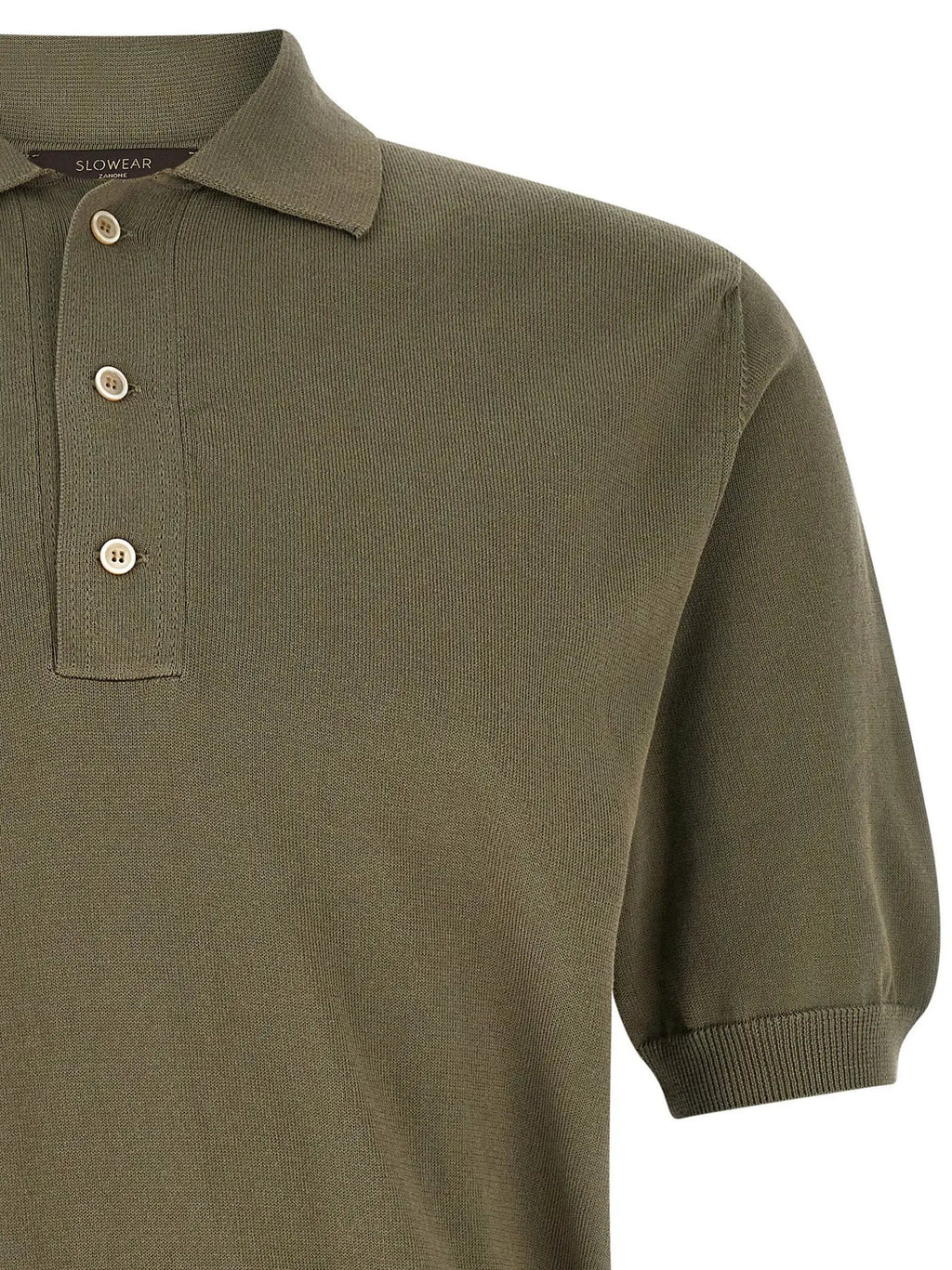 ZANONE Bicolor Cotton Polo Shirt