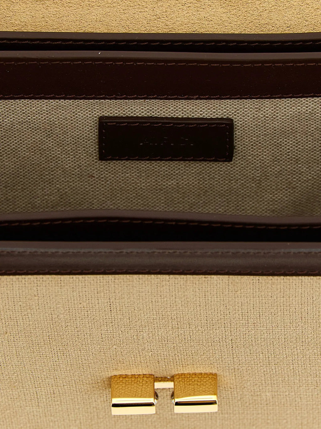 A.P.C. Beige Cotton Crossbody Bag